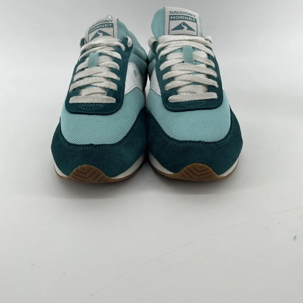 Saucony Hornet Sneaker Shoes Women's 10 Teal White‎ Running